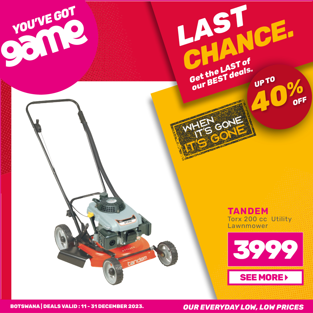 Game Botswana | About Game & Promises